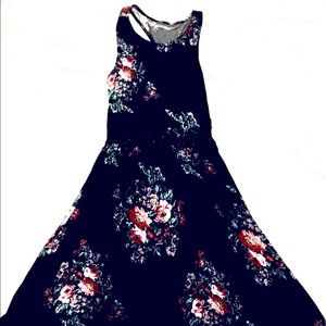 Kimchi Blue - Black Floral Summer Dress XS